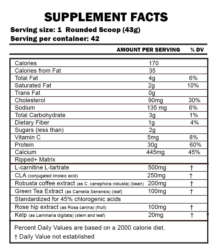 Nitro Tech Ripped Whey Protein